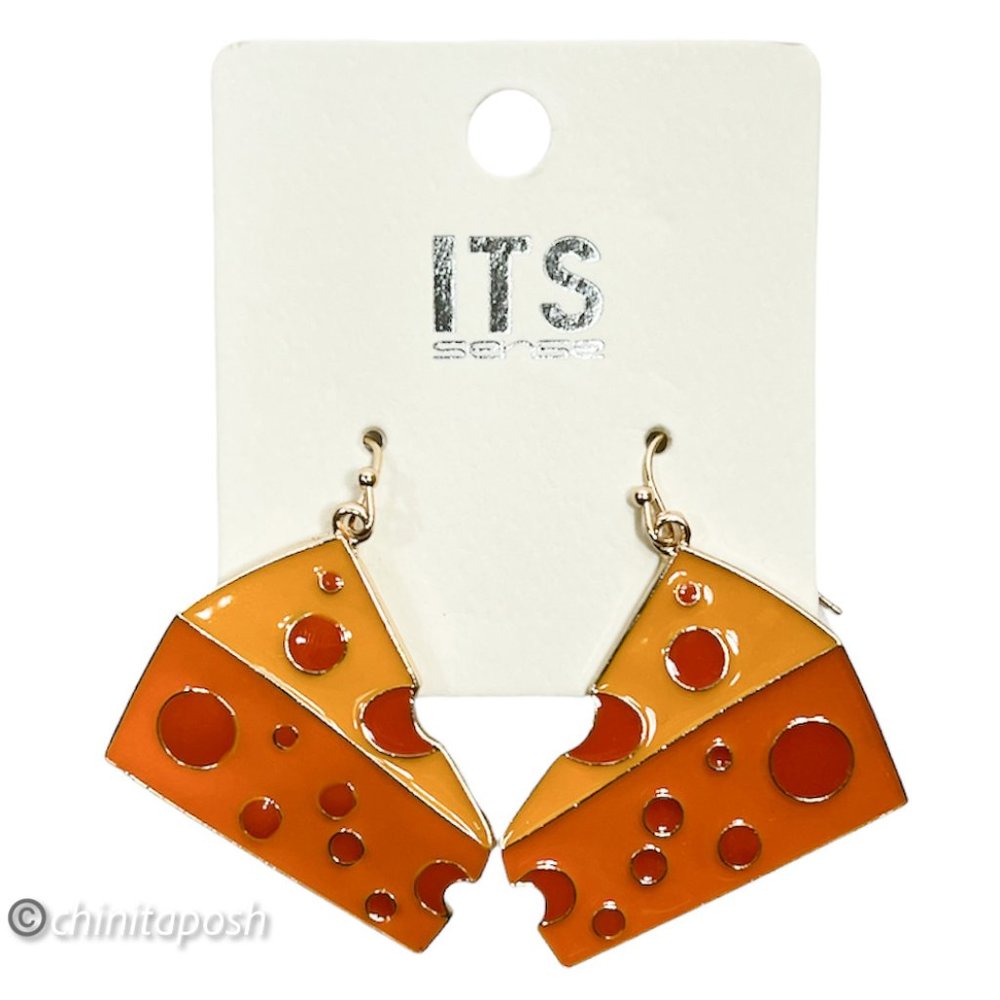 ITS Sense - Cheese Slice Earrings